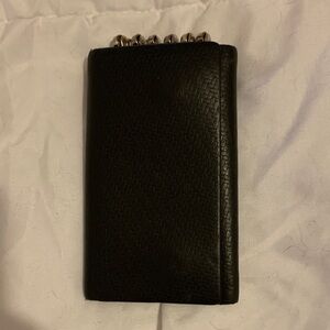 Black Leather Key Holder